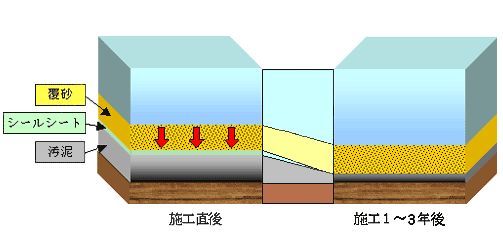 底質改良の模式図